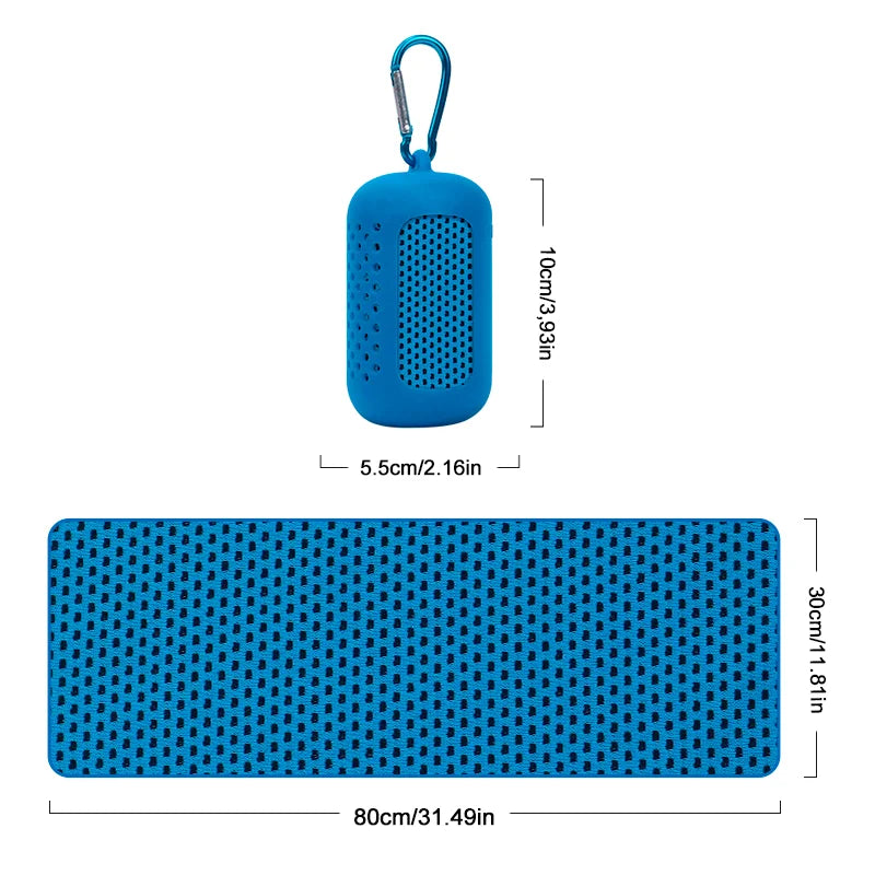 Breathable Sports Towel With Storage Box