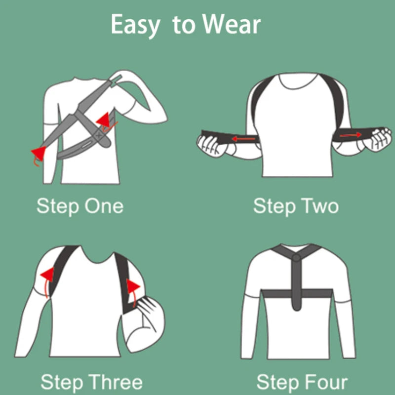 Adjustable Back Shoulder Posture Corrector Belt