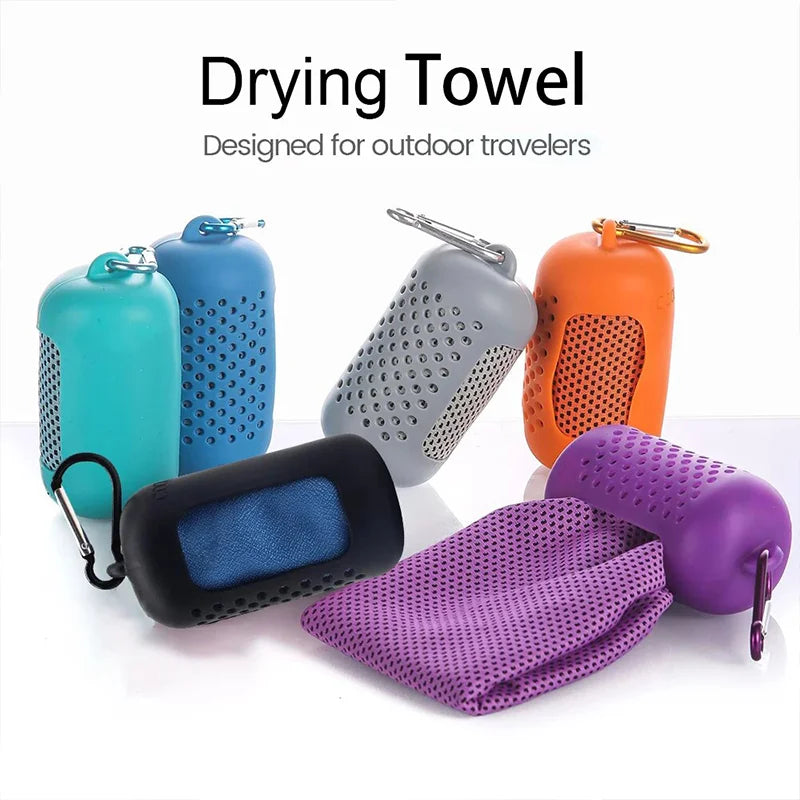 Breathable Sports Towel With Storage Box
