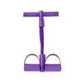 6 Tubes Natural Rubber Pedal Resistance Bands with Handles Multifunctional Yoga Pedal