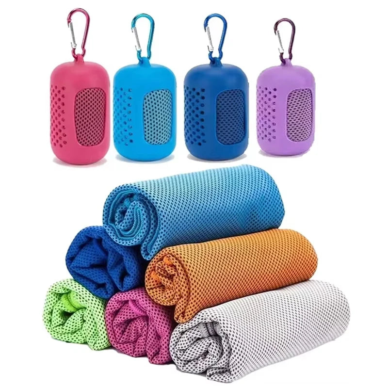 Breathable Sports Towel With Storage Box