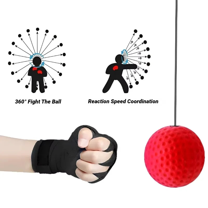 MMA Boxing Speed Ball Head-Mounted