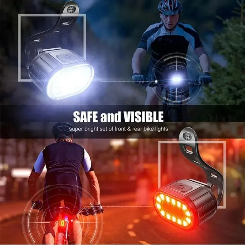 Bike Lighting Front and Rear Lights Bicycle Lamp Led Cycling Light
