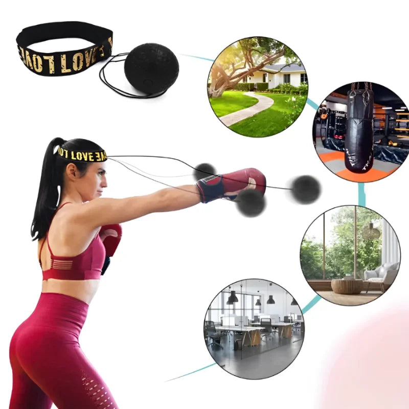 MMA Boxing Speed Ball Head-Mounted